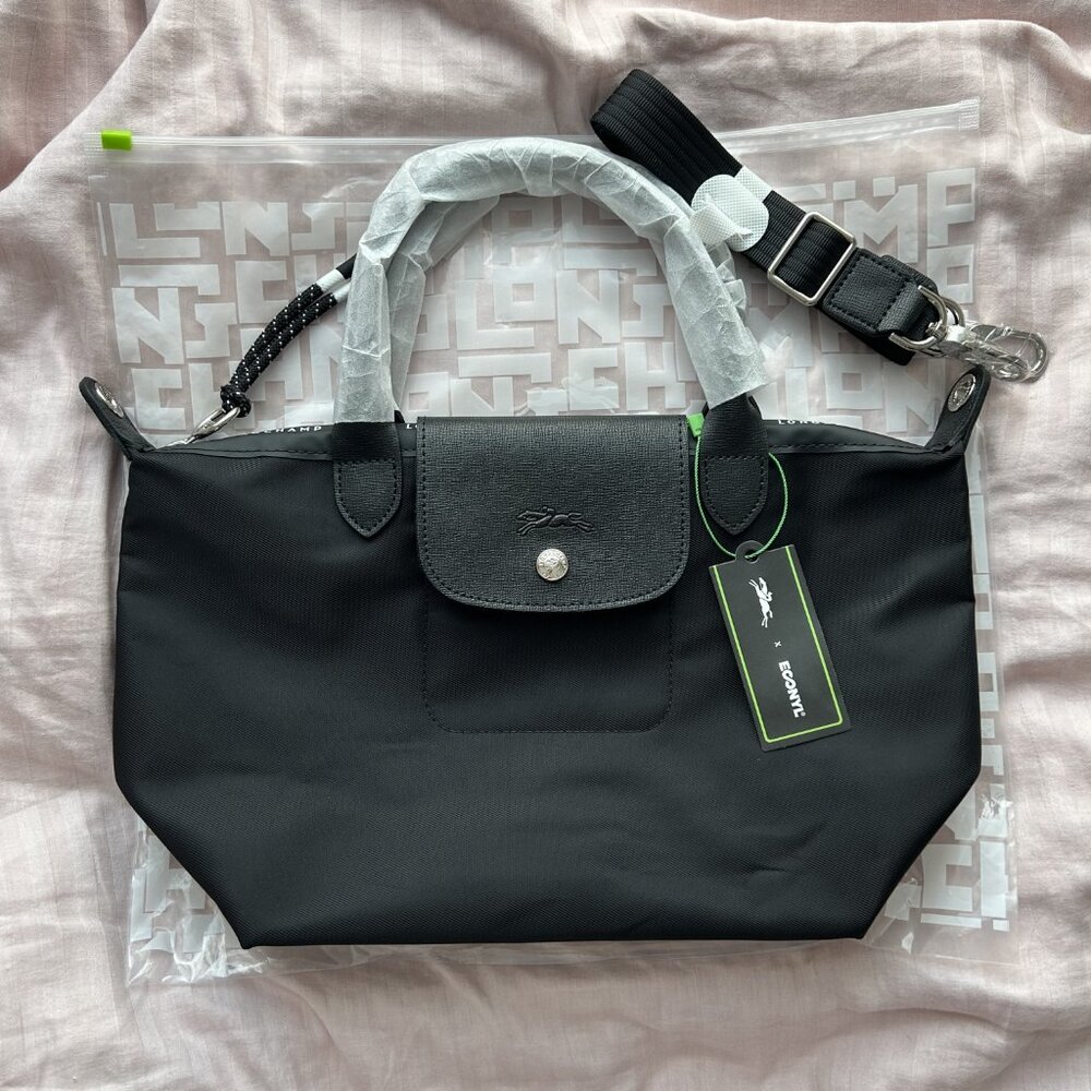Longchamp Le Pliage Energy in Black Tote Bag Size L